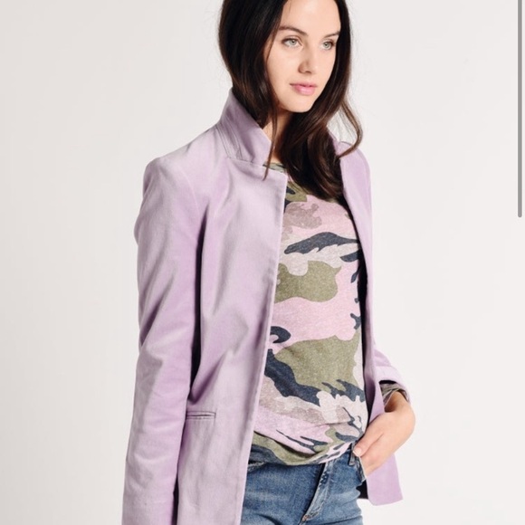 Zadig & Voltaire Volly Velours Open Front Blazer - Picture 2 of 15
